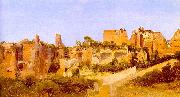 Charles Blechen The Ruins of the Septizonium on the Palatine in Rome
